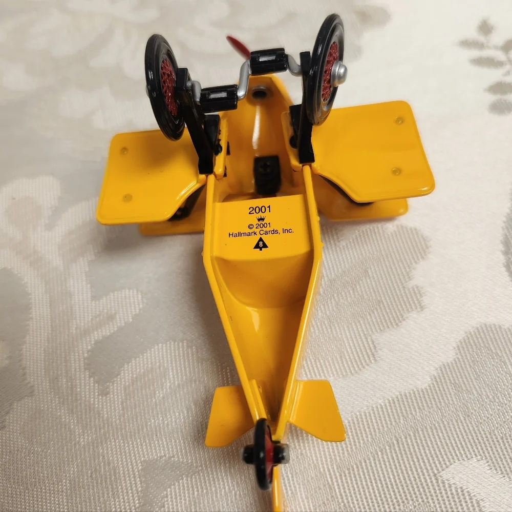 Hallmark Keepsake Ornaments Lot Tin Hot Air Balloon 1930 Biplane Lone Ranger